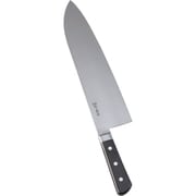 日本鋼(口金付)巾広厚口牛刀 33cm AKK9003