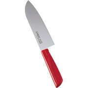 カラーセレクト三徳包丁(両刃)16.5cm 3013-RD レッド AKL2901