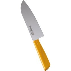 カラーセレクト三徳包丁(両刃)16.5cm 3013-YE イエロー AKL2902