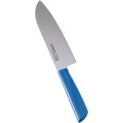 カラーセレクト三徳包丁(両刃)16.5cm 3013-BL ブルー AKL2904
