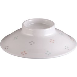 メラミン「花紋」飯椀 蓋 M-353-KA RMS29353