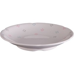 メラミン「花紋」丸皿 小 M-326-KA RML52