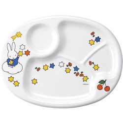 メラミンお子様食器 「ミッフィー」 ランチ皿 CM-69 RLVA6