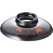 メラミンお子様用弁当シリーズ ミッフィー M-912P 汁椀黒内朱(蓋) RSLG102