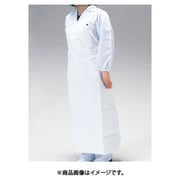 ワンタッチ胸付前掛 W-100 白 SME8301