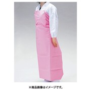 ワンタッチ胸付前掛 W-100 ピンク SME8302