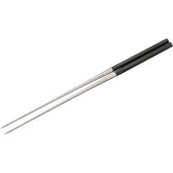 本焼ステンレス黒合板 六角柄盛箸 2121 210mm BML1606