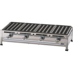 関西式たこ焼器(28穴) 4枚掛 12・13A GTK2311