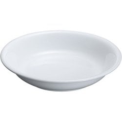高強度磁器 ホワイト WH-027 8インチ深皿 RFKU501