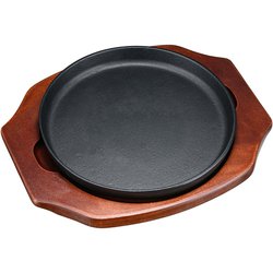 (S)ステーキ皿 丸型 B 21cm PSV16021
