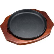 (S)ステーキ皿 丸型 B 21cm PSV16021