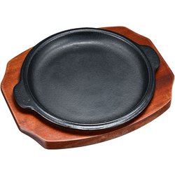 (S)ステーキ皿 渕付丸型 B 17cm PSV17017