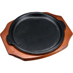 (S)ステーキ皿 渕付丸型 B 21cm PSV17021