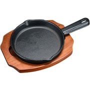 (S)ステーキ皿 手付丸型 B 17cm PSV19017