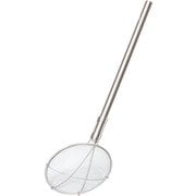 パイプ柄給食用すくい網 丸型 24cm 荒目 柄長60cm ASK307