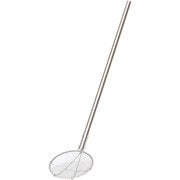 パイプ柄給食用すくい網 丸型 24cm 細目(14メッシュ) ASK305