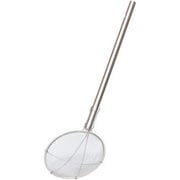 パイプ柄給食用すくい網 丸型 24cm 極細目 柄長60cm ASK309