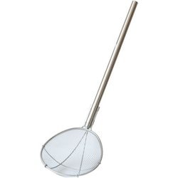 パイプ柄給食用すくい網 スイノー型 特大 荒目 柄長60cm ASI3601