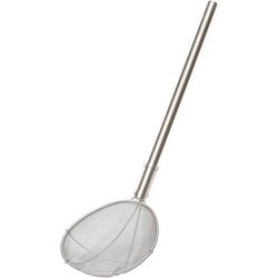 パイプ柄給食用すくい網 スイノー型 特大 極細目 柄長60cm ASI3603