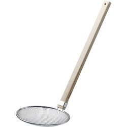 ステンレス 木柄そば揚 21cm ASB7602