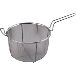 ステンレス ボイルバスケット (向い手付)24cm ABS23124
