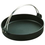 鉄すきやき鍋 黒ツル付 28cm QSK35028