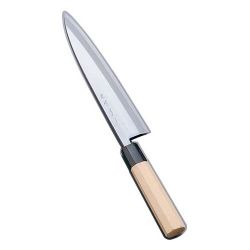 紋鍛 身卸庖丁(片刃) 21cm AZT2101