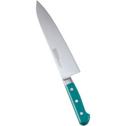 STD抗菌PC 牛刀(両刃) 21cm 緑 56045 AZT7009