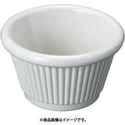 メラミン ラメキンリブ付 0381A (ボーン) PLM061Q