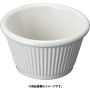 メラミン ラメキンリブ付 0384A (ボーン) PLM091Q