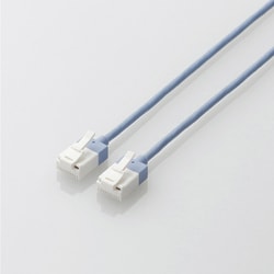 LANケーブル CAT6A スーパースリム 爪折れ防止 ヨリ線 2.0m ブルー LD-GPASST/BU20