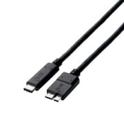 USB3-CMB05NBK [USB3.1ケーブル Gen2 C-microBタイプ 認証品 3A出力 0.5m ブラック]