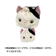 もちねこ もちもち巾着 ミケ M [キャラクターグッズ]