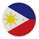 ワールドフラッグコースター PHILIPPINES フィリピン 028854