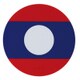 ワールドフラッグコースター LAOS ラオス 028861