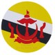 ワールドフラッグコースター BRUNEI DARUSSALAM ブルネイ 028908