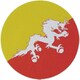 ワールドフラッグコースター BHUTAN ブータン 028915