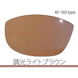 AF-102-TLB [エアフライ スポーツサングラス スペアレンズ 調光レンズ ブラウン]