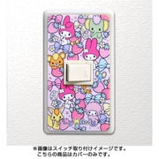 キャラクターグッズ スイッチ＆コンセントパネル マイメロディ（総柄） 1口穴タイプ