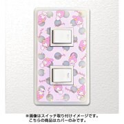 キャラクターグッズ スイッチ＆コンセントパネル マイメロディ（ピンクドット） 2口穴タイプ