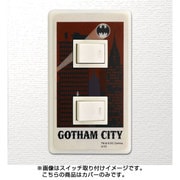 キャラクターグッズ スイッチ＆コンセントパネル バットマン（シグナル） 2口穴タイプ