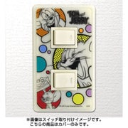 キャラクターグッズ スイッチ＆コンセントパネル トムとジェリー（ドット） 2口穴タイプ