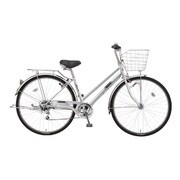 シティサイクル フォーメーション シティ6段 27型 外装6段変速 シルバー FMSP276W BAA
