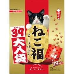 ねこ福 シーフード仕立て 39大入袋 117g ( 3g×39袋入 ) キャットフード 猫 ネコ ねこ キャット cat ニャンちゃん 日清ペットフード ねこ福 39大入り袋 シーフード仕立てをレビュー