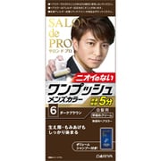 サロンドプロ ワンプッシュ メンズカラー 白髪用 6ダークブラウン(1剤50g 2剤50g) [ヘアカラー＆ブリーチ]