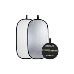 2in1 50×100cm シルバー/ホワイト 折りたたみ式レフ