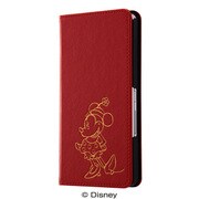 docomo arrows NX F-01J ディズニー 手帳型ケース ホットスタンプ　ワンポイント ミニー RT-DARJ1I/MN