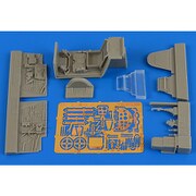 メッサーシュミットBf109G-6後期型 コクピットセット エデュアルド用 [1/48 ディティールアップパーツ]