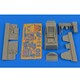 メッサーシュミットBf109G-5初期型 コクピットセット エデュアルド用 [1/48 ディティールアップパーツ]