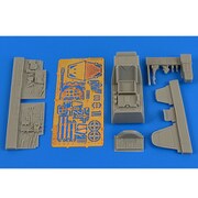 メッサーシュミットBf109G-5初期型 コクピットセット エデュアルド用 [1/48 ディティールアップパーツ]